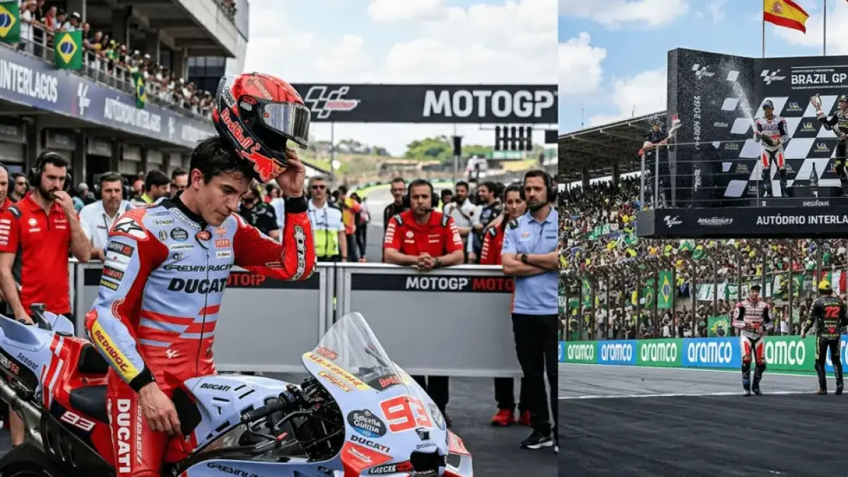 Marc Marquez Gagal Podium di MotoGP Brazil 2026, Singgung Kekuatan Jorge Martin & Marco Bezzecchi yang Bikin Ducati Terancam!