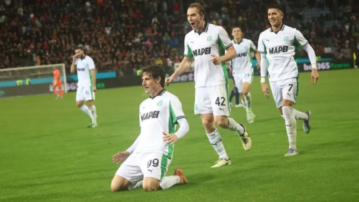 HAPPY ENDING: Sassuolo buru kemenangan di laga penutup Serie A kontra Parma