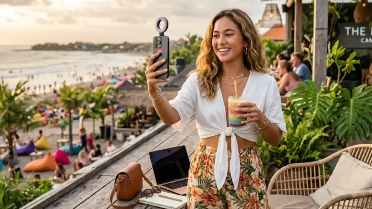 ilustrasi influencer