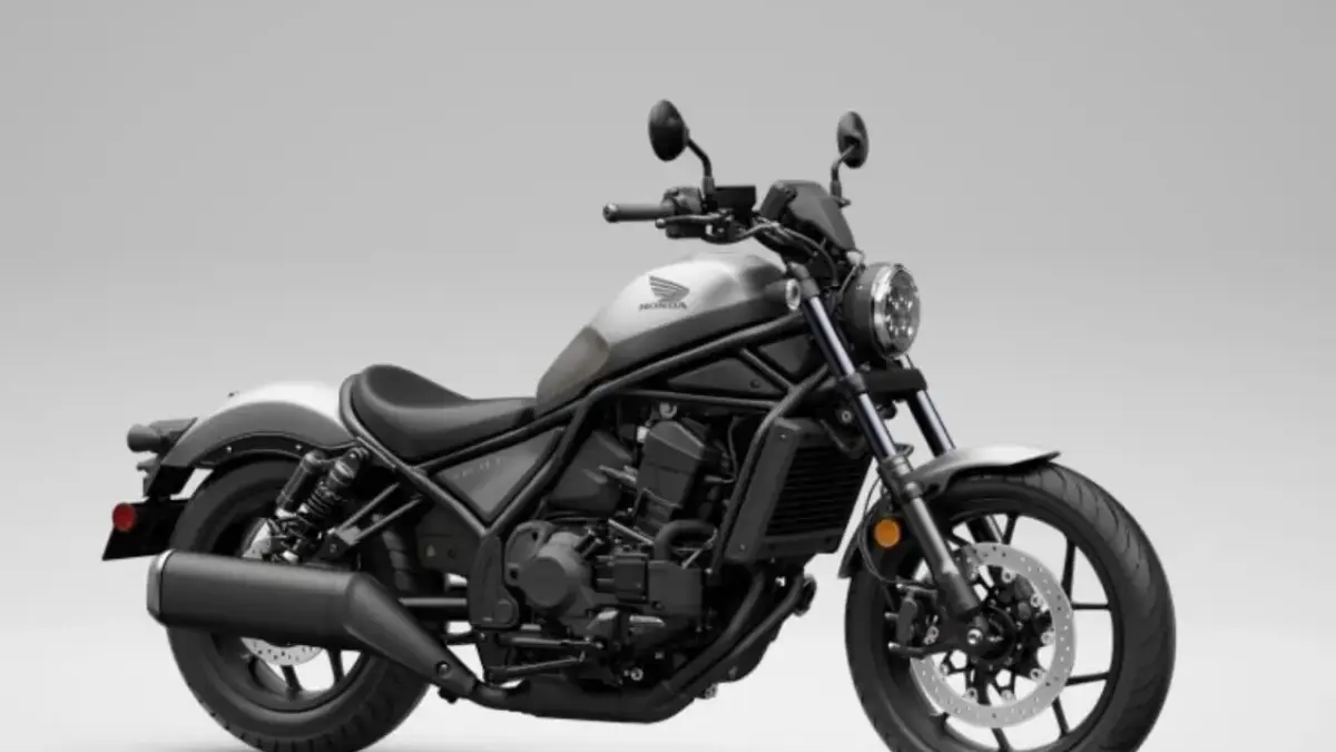 Tampilan Honda New Rebel 1100 berwarna Matte Beta Silver Metallic yang dipasarkan di Indonesia. (AHM)
