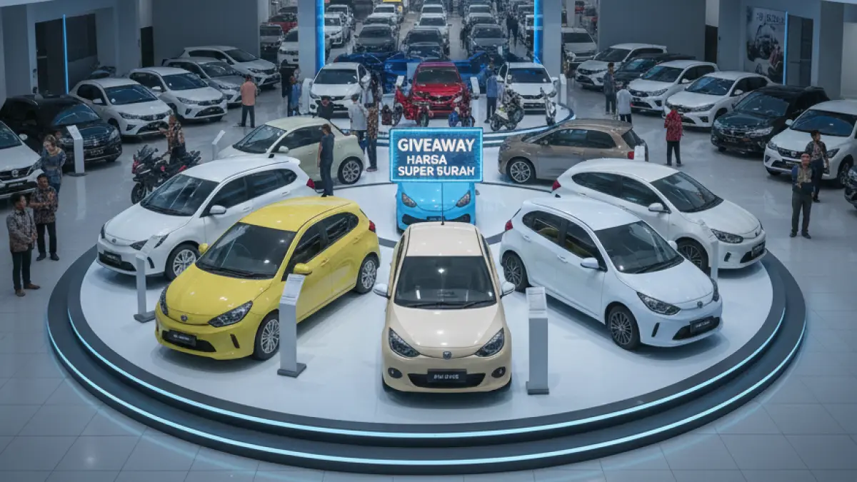 Honda Brio Hybrid 2026 menjadi model yang dinantikan berkat teknologi hemat BBM dan ramah lingkungan.(Ilustrasi AI)