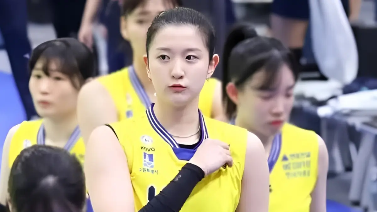 Lee Da-hyun saat masih berseragam Hyundai Hillstate di Liga Voli Korea atau V-League. (KOVO)