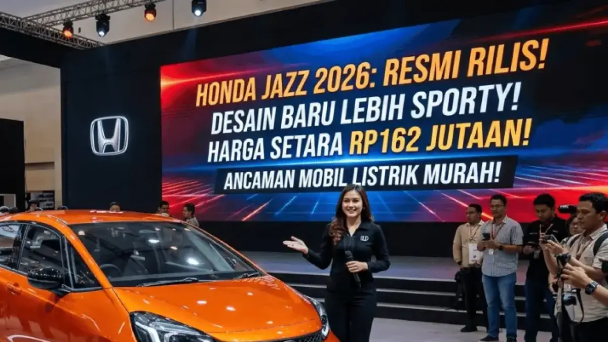 Honda Jazz 2026 Resmi Rilis, Desain Baru Lebih Sporty dan Harga Setara Rp162 Jutaan, Jadi Ancaman Mobil Listrik Murah