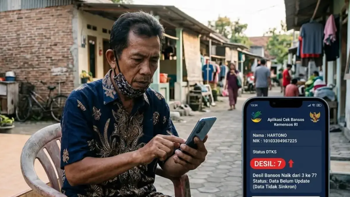 Desil Kemensos tidak sesuai kondisi ekonomi? Simak cara mengajukan pembaruan data lewat HP melalui aplikasi Cek Bansos.