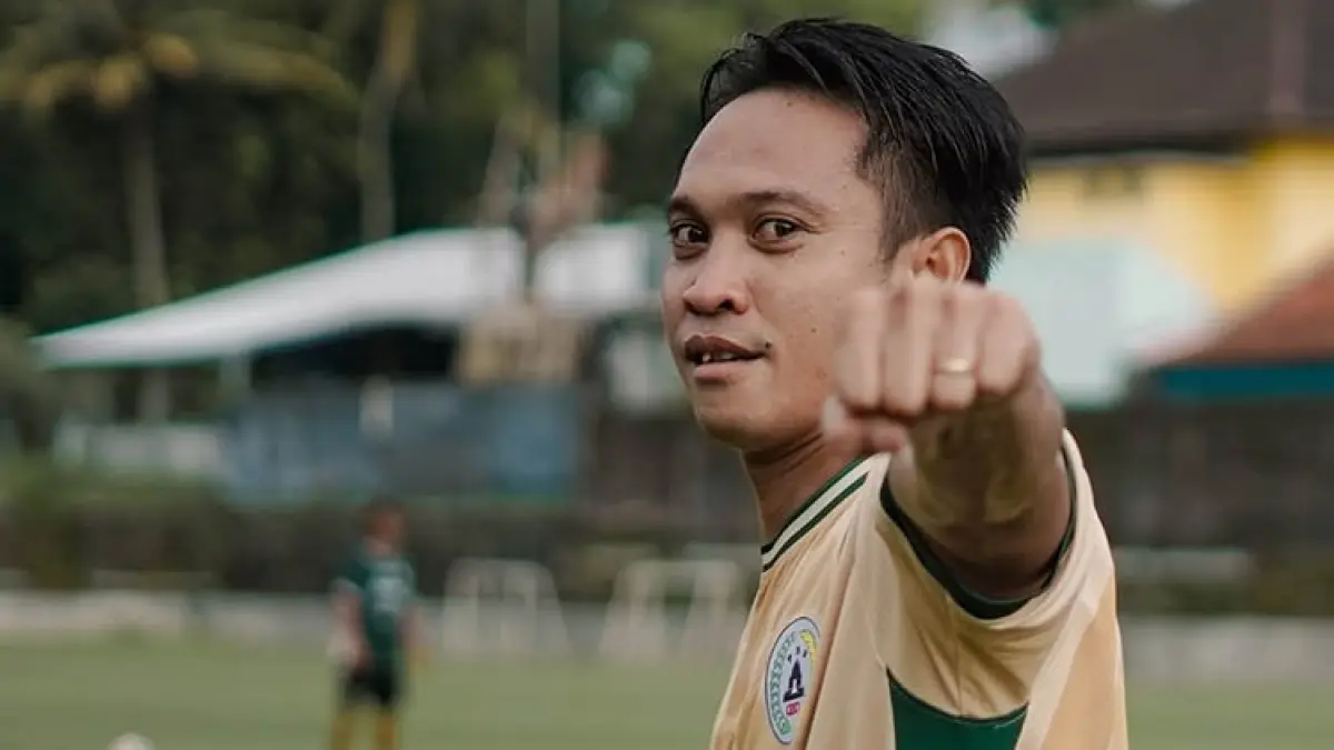 Gelandang bertahan PSS Sleman M. Tahir  