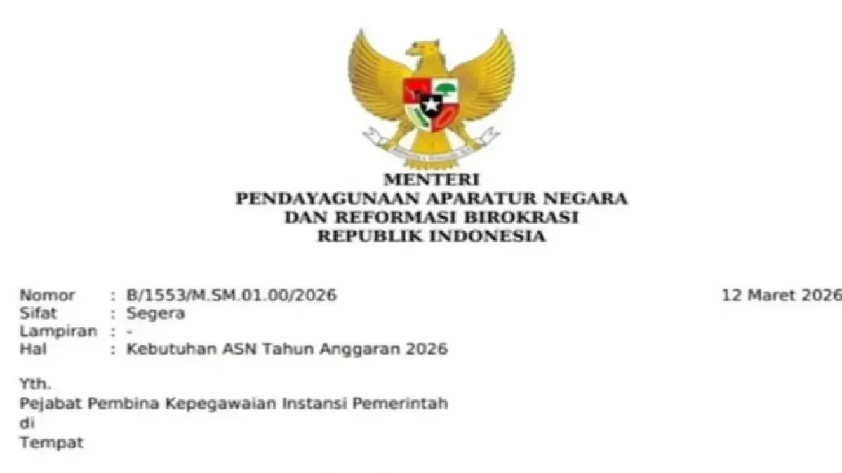 Surat MenpanRB B/1553/M.SM.01.00/2026