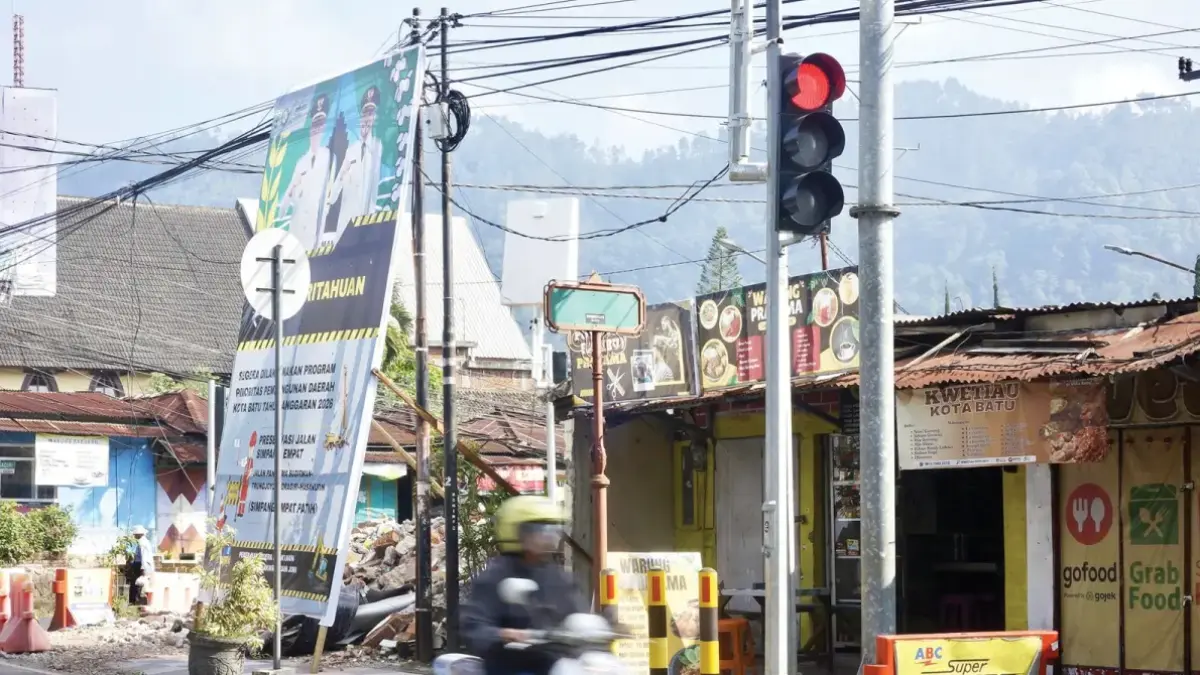 SEGERA REVITALISASI: Kawasan lapak pedagang di Simpang Empat Patih bakal direvitalisasi bulan Juni mendatang.