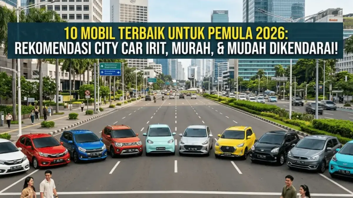 10 Mobil Terbaik untuk Pemula 2026: Rekomendasi City Car Irit, Murah, dan Mudah Dikendarai!