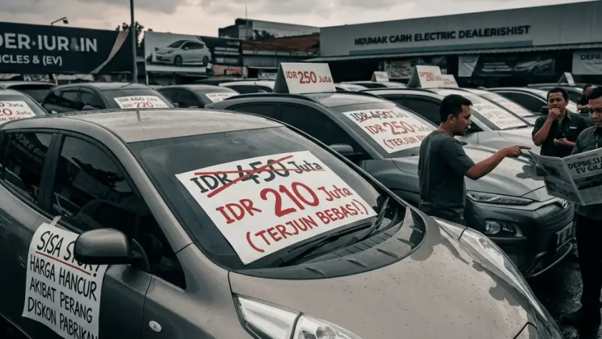 Harga Mobil Listrik Bekas Terjun Bebas! Perang Diskon Pabrikan Bikin Depresiasi Makin Gila