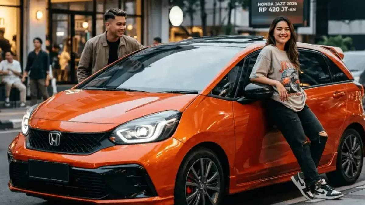 Bocoran Honda Jazz 2026 Terungkap! Desain Makin Agresif, Mesin Hybrid 122 HP dan Teknologi Canggih Siap Menggoda Pasar Asia