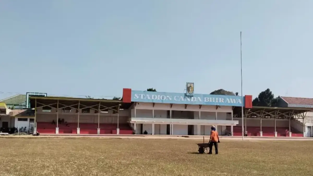 Stadion Canda Bhirawa Pare Kediri. (Foto Asad MS)