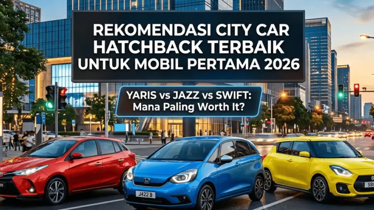 Rekomendasi City Car Hatchback Terbaik untuk Mobil Pertama 2026: Yaris vs Jazz vs Swift, Mana Paling Worth It?