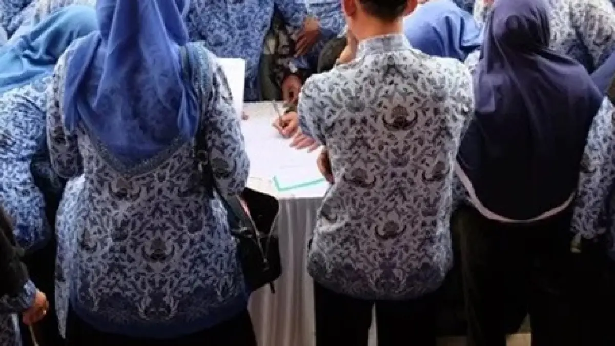 ilustrasi foto para pegawai negeri sipil.