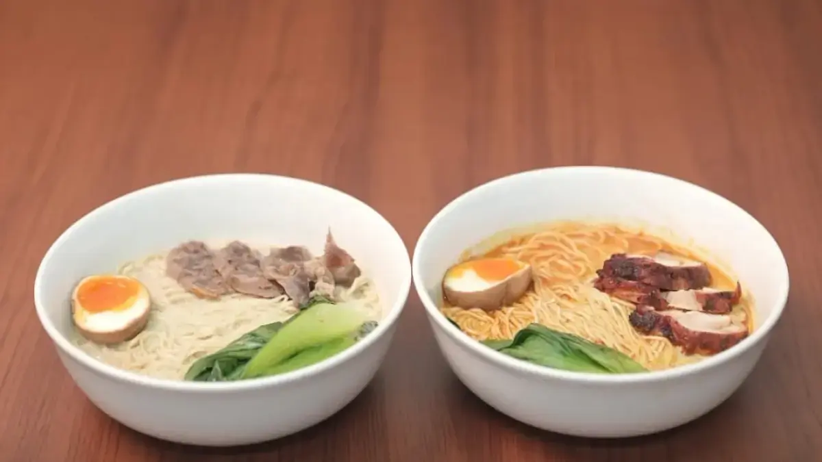 Mie dengan kuah legit di Kota Malang. (Instagram @abadijayanoodles)