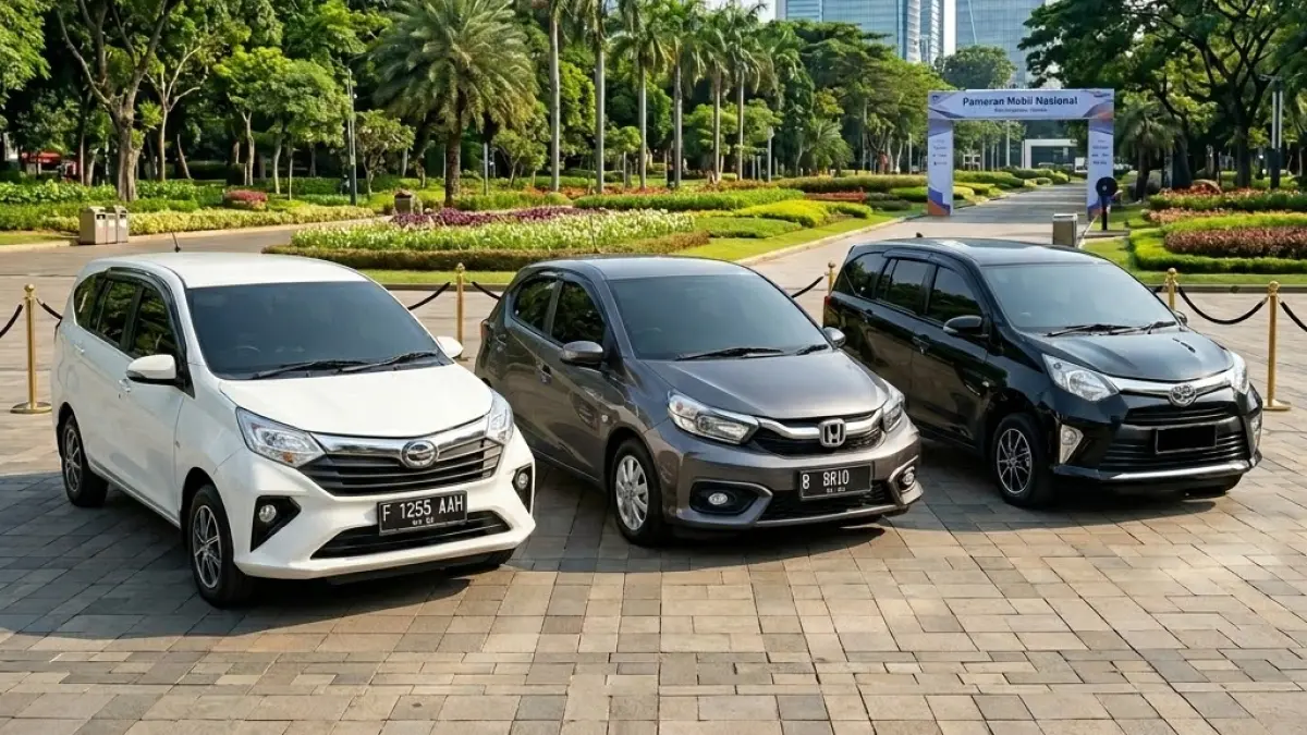 Deretan mobil bekas murah