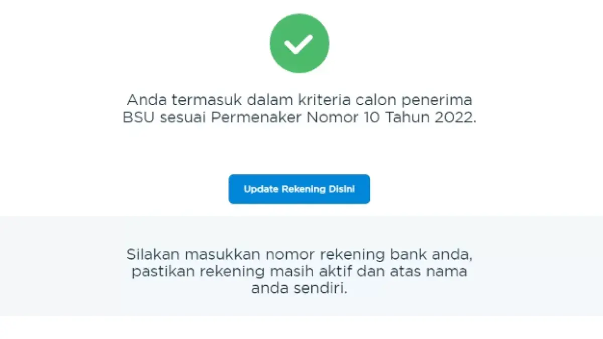 Cara cek BSU Kemnaker