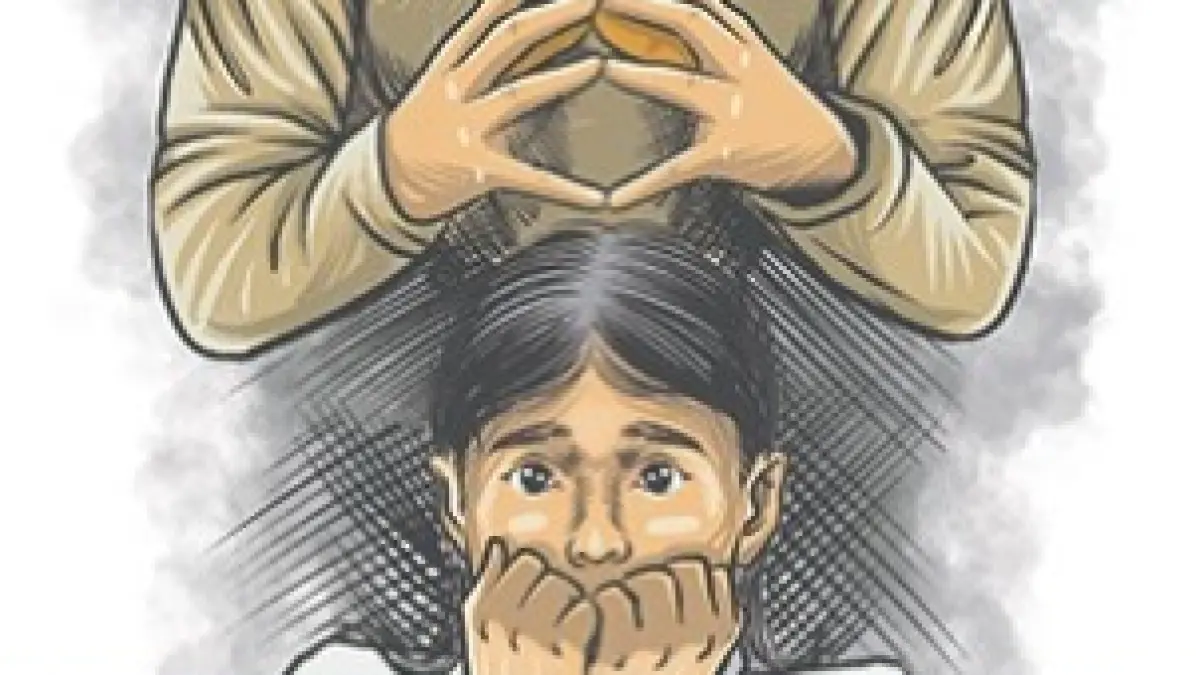 Ilustrasi kekerasan perempuan dan anak