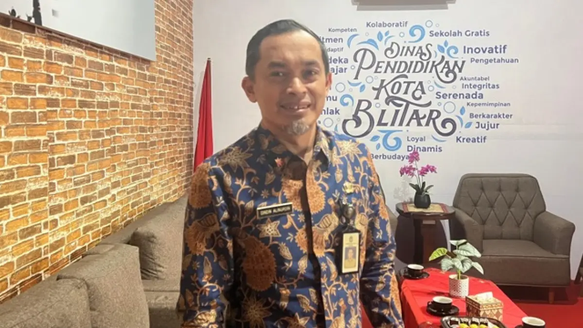 Kepala Dispendik Kota Blitar, Dindin Ali Nurdin. 
