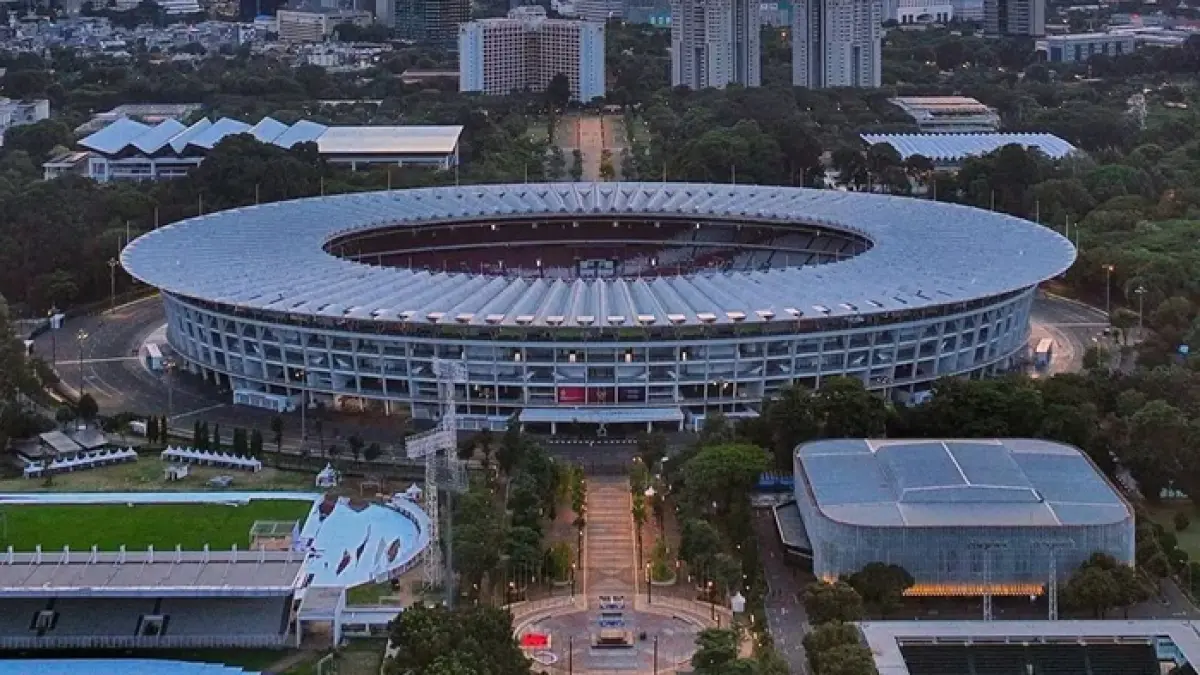 GBK akan dikembangkan jadi pusat ekonomi modern berbasis sport tourism. (ISTIMEWA)