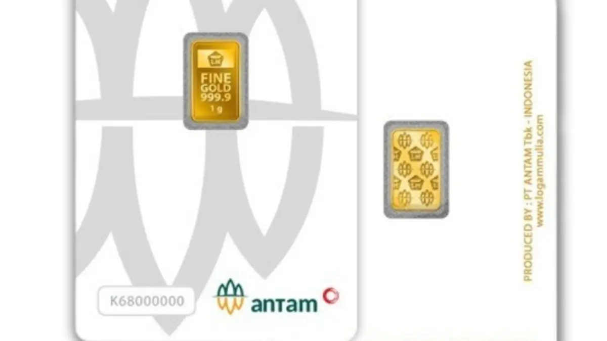 Logam mulia Antam 1 gram