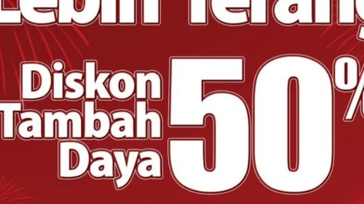Promo tambah daya listrik PLN 50 persen masih berlangsung hingga 27 Juli 2026. Pelanggan yang memenuhi syarat dapat memanfaatkan potongan biaya tambah daya melalui aplikasi PLN Mobile. Program ini berlaku untuk layanan tambah daya, bukan diskon tarif listrik atau pembelian token. Pastikan memperoleh informasi hanya dari kanal resmi PLN agar terhindar dari hoaks. (ILUSTRASI AI/Radar Jember)

 
