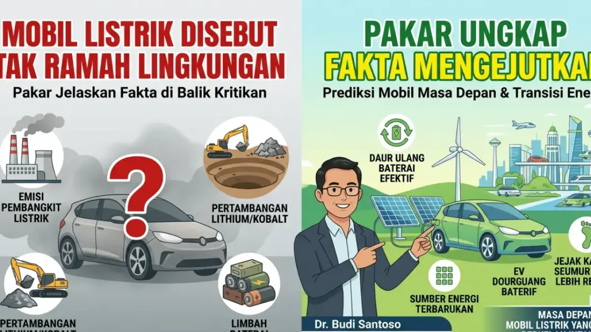 Mobil Listrik Disebut Tak Ramah Lingkungan, Pakar Ungkap Fakta Mengejutkan dan Prediksi Mobil Masa Depan