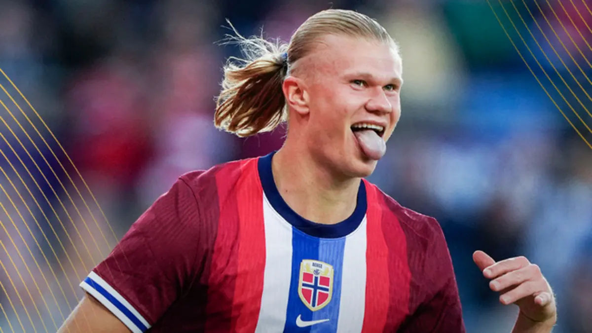 MONSTER: Erling Haaland masuk radar calon penerima Golden Boot di Piala Dunia 2026