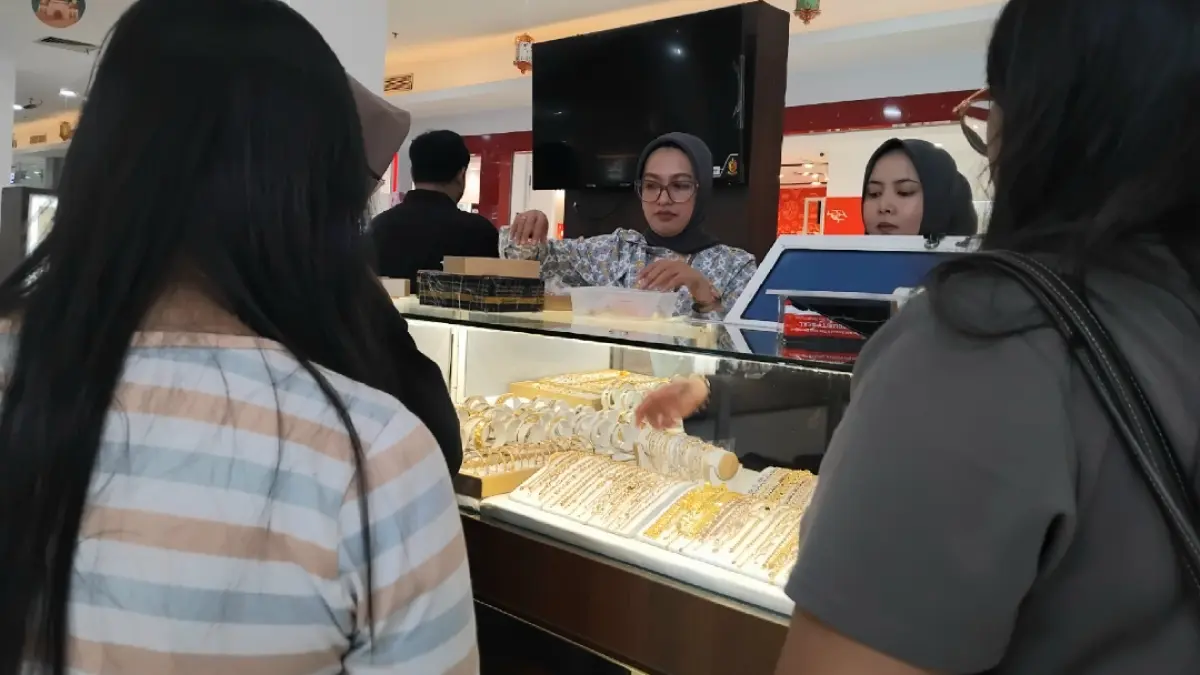 Gerai Galeri 24 Pegadaian di Kediri Town Square (Ketos)  (Diana Yunita/JPRK) 