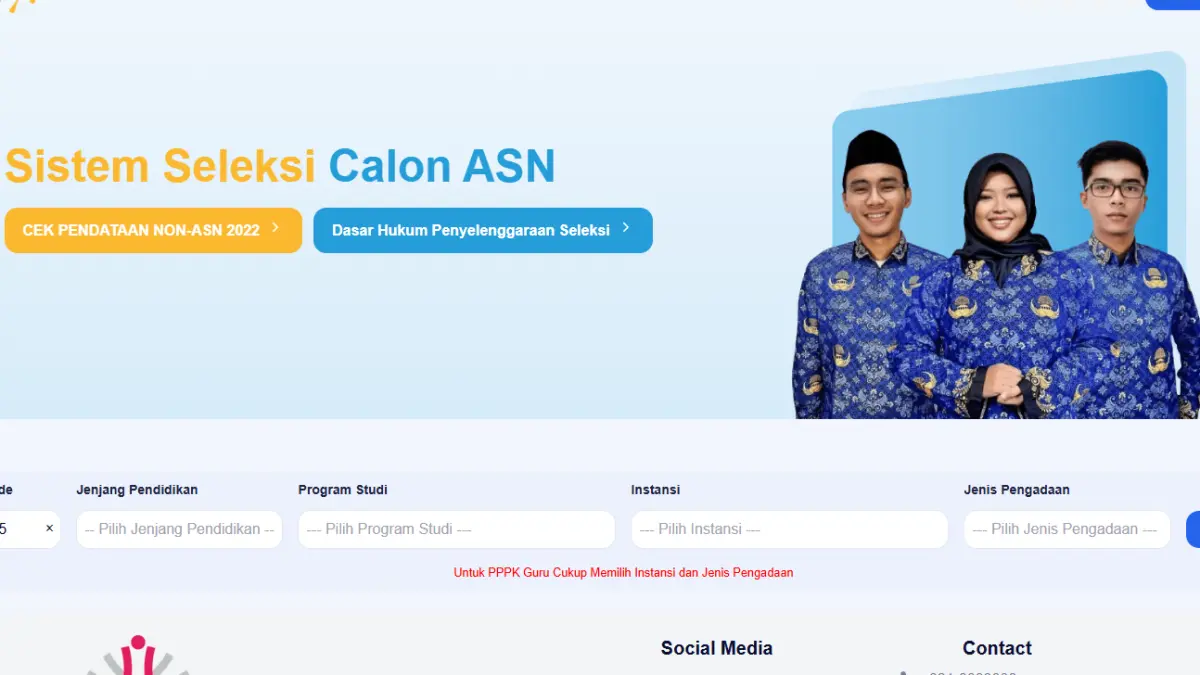 Pendaftaran CPNS Kemenag 2026