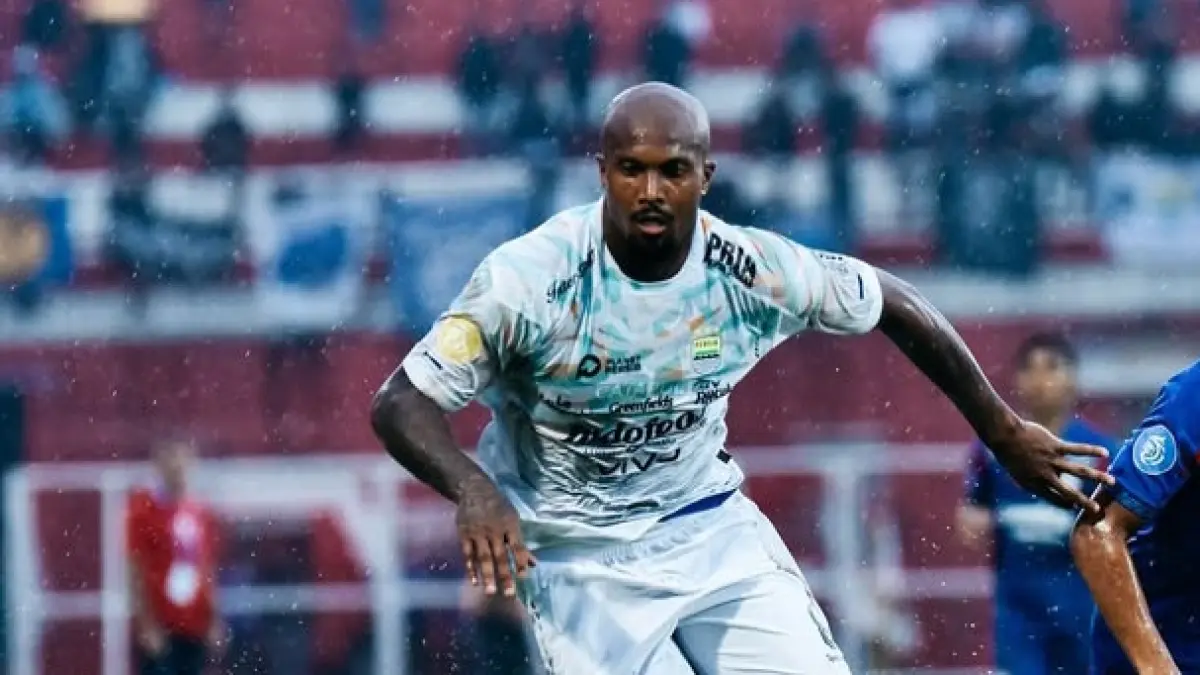 Gervane Kastaneer saat masih berseragam Persib Bandung.