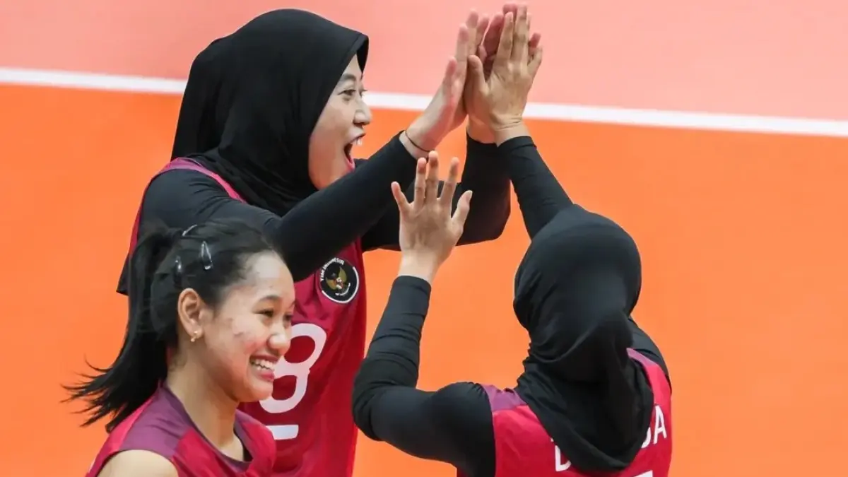 Timnas voli putri Indonesia mengalahkan Filipina 3-1 dan merebut medali perunggu SEA Games 2025 di Bangkok.