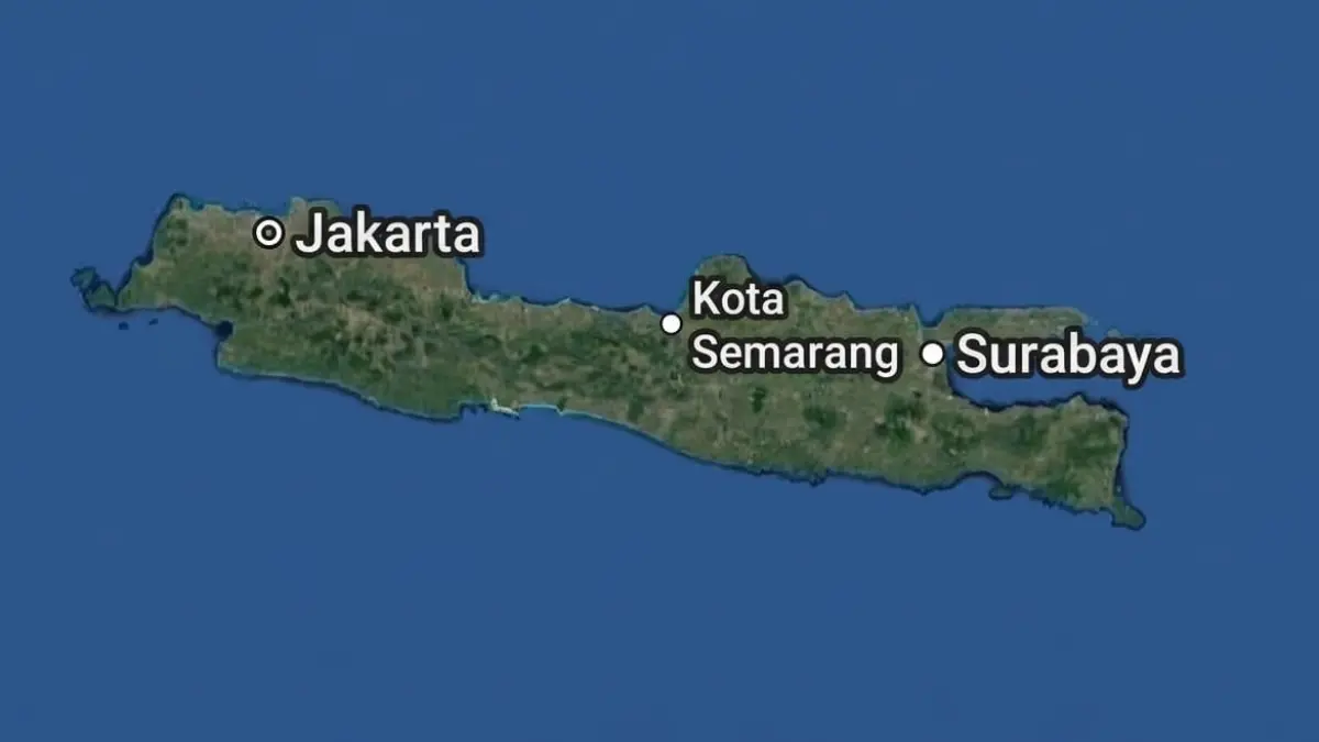 Ilustrasi Pulau Jawa