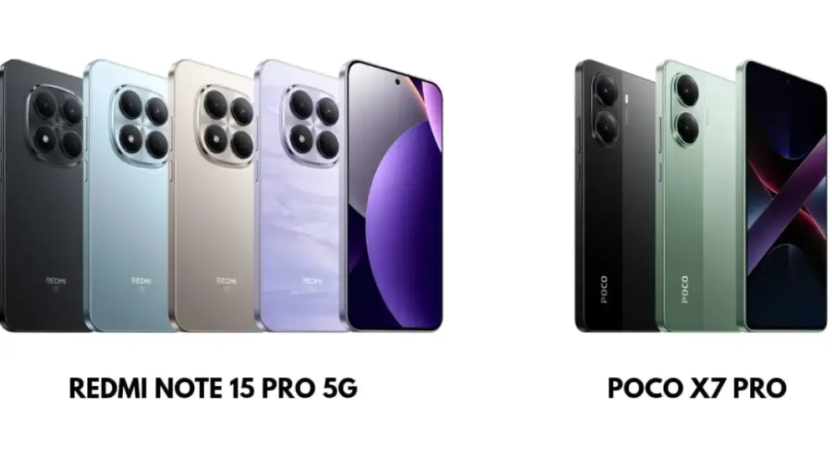 REDMI NOTE 15 PRO 5G vs POCO X7 PRO