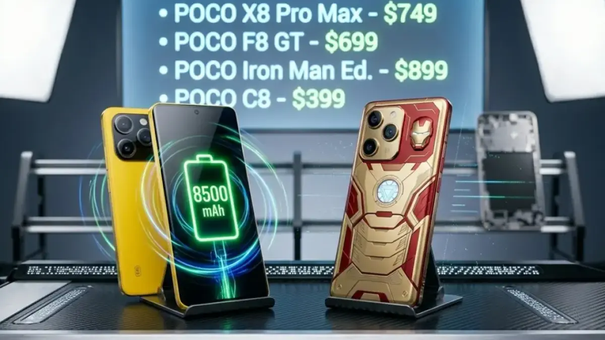 Peluncuran draf update daftar harga HP POCO Mei 2026 di Indonesia menghadirkan rincian nilai jual yang bersaing ketat serta pengenalan fitur layar AMOLED dan kapasitas baterai jumbo milik seri POCO X8 Pro Max. (ai/rifki/halojember)
