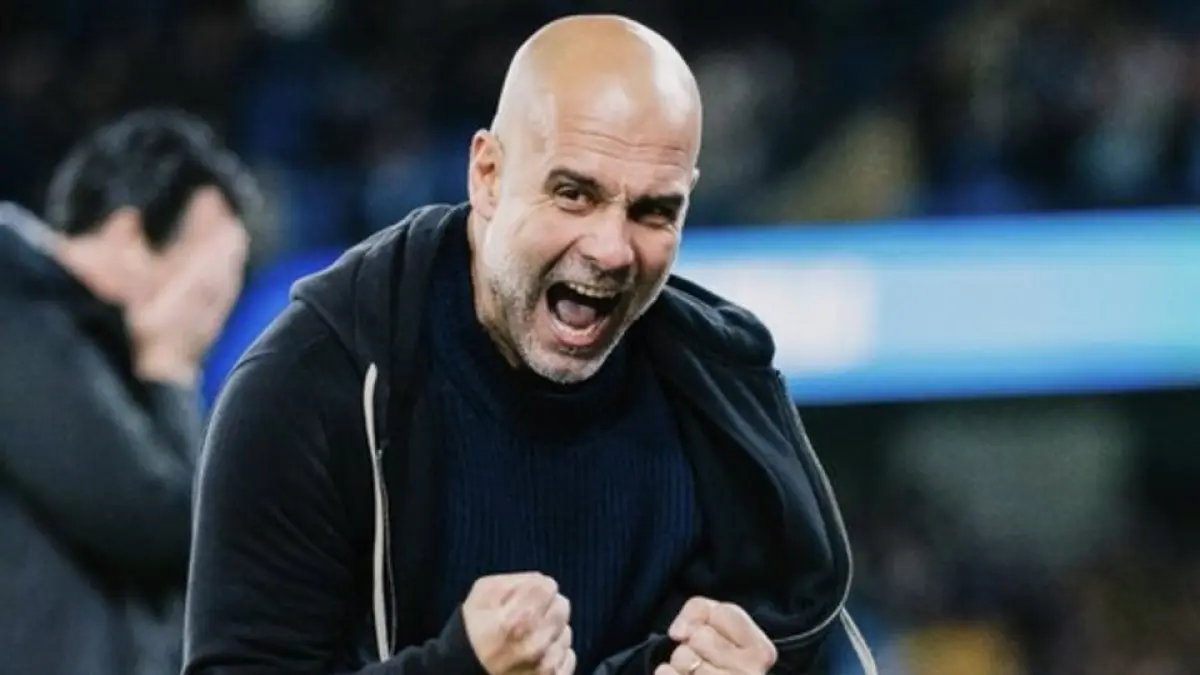 SELANGKAH LAGI: Pep Guardiola mempertimbangkan tawaran melatih timnas Italia