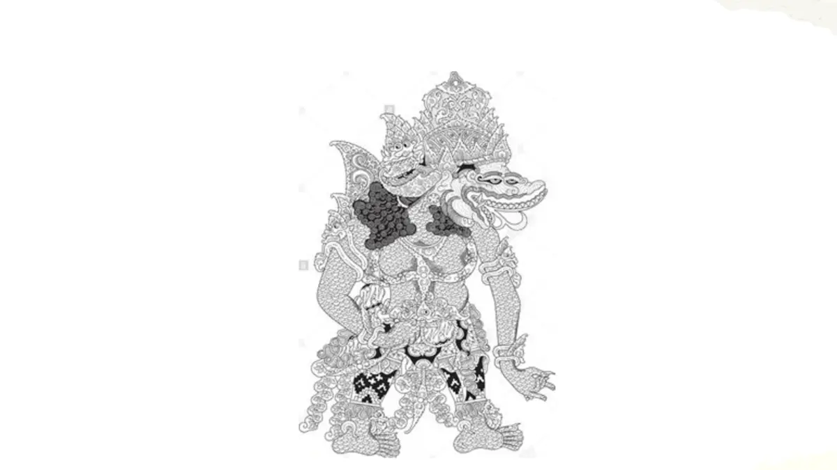 Ilustrasi tokoh wayang Prabu Nagapaya. (RADAR MADIUN)