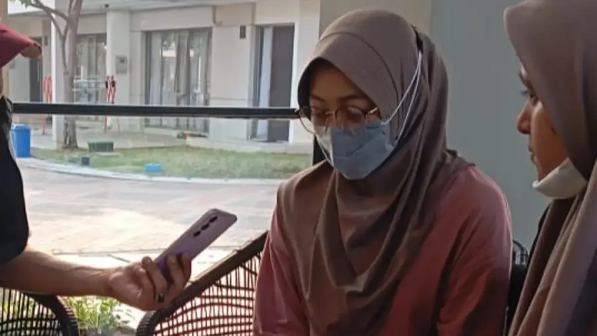 Trauma : Ida, salah satu Asister rumah tangga melaporkan dugaan percobaan pelecehan yang dialami ke petugas Kemnaker.
